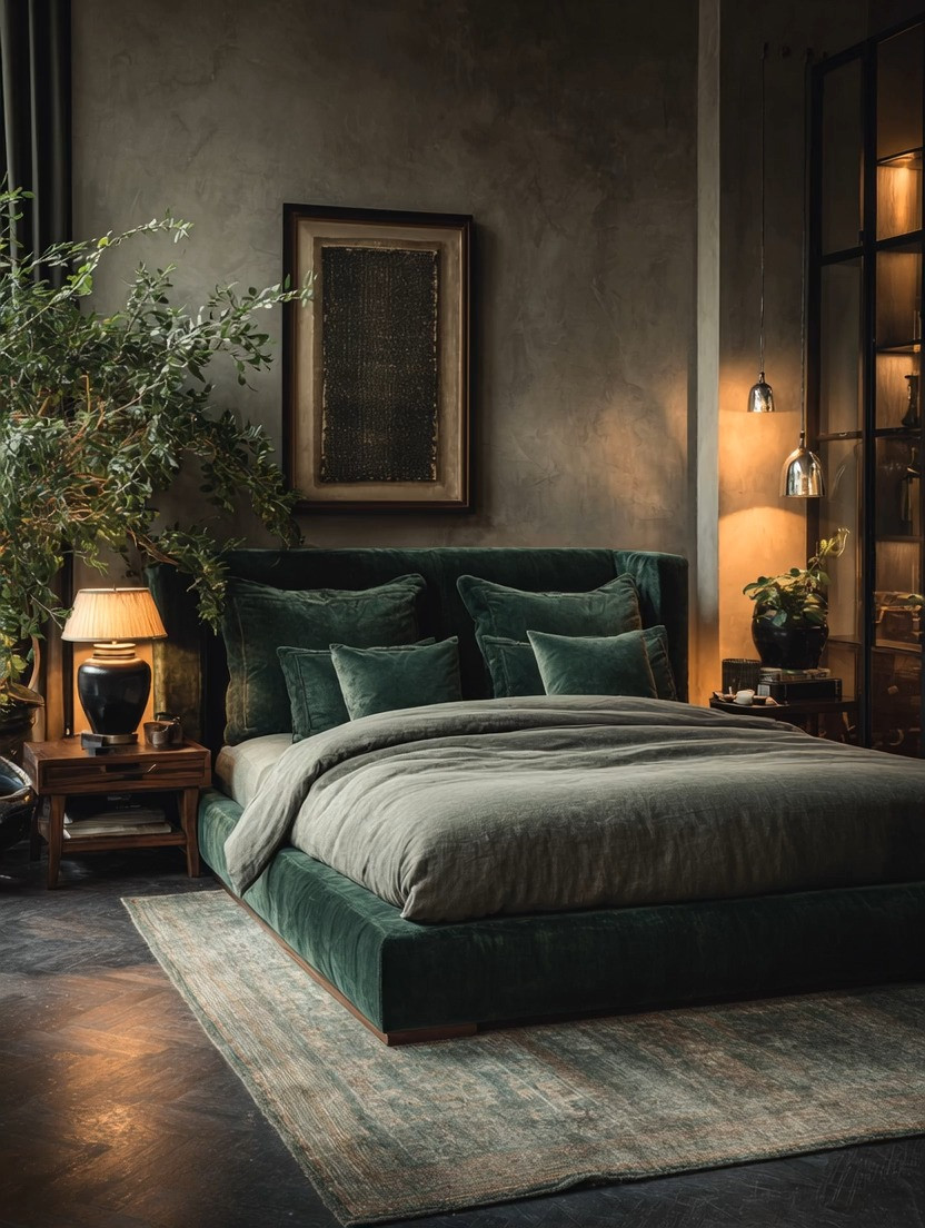 Do you know what makes boutique hotel bedrooms feel unforgettable?

It’s not just the design.
It’s the intention behind every detail.

This London hotel-inspired bedroom brings that same feeling home:

✨ A statement emerald velvet bed that anchors the entire space
✨ Warm wooden side tables that ground the richness
✨ Soft, layered lighting that creates depth—not brightness
✨ An oversized olive tree that adds that quiet Tuscany elegance

This is not about adding more.
It’s about choosing the right pieces.

Luxury bedrooms are always curated, never crowded.

Keep your lighting dim.
Let textures speak.
And build your space around one statement piece.

We’ve curated everything you need to recreate this boutique hotel look at home.

#LTKHome #BedroomInspo #LuxuryBedroom #HotelStyleLiving 

 #LTKHome