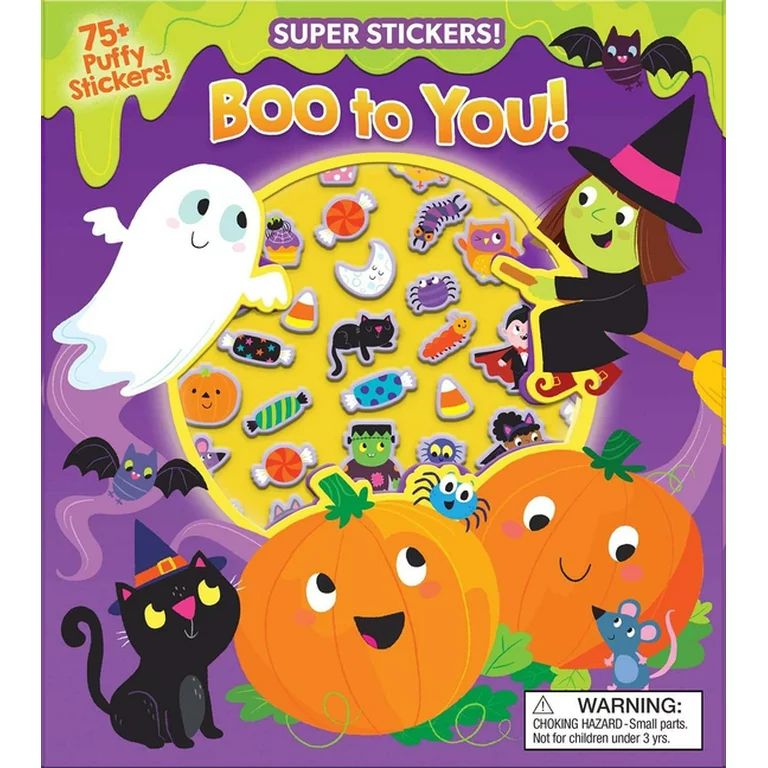 Super Puffy Stickers!: Halloween Super Puffy Stickers! Boo to You! (Paperback) | Walmart (US)