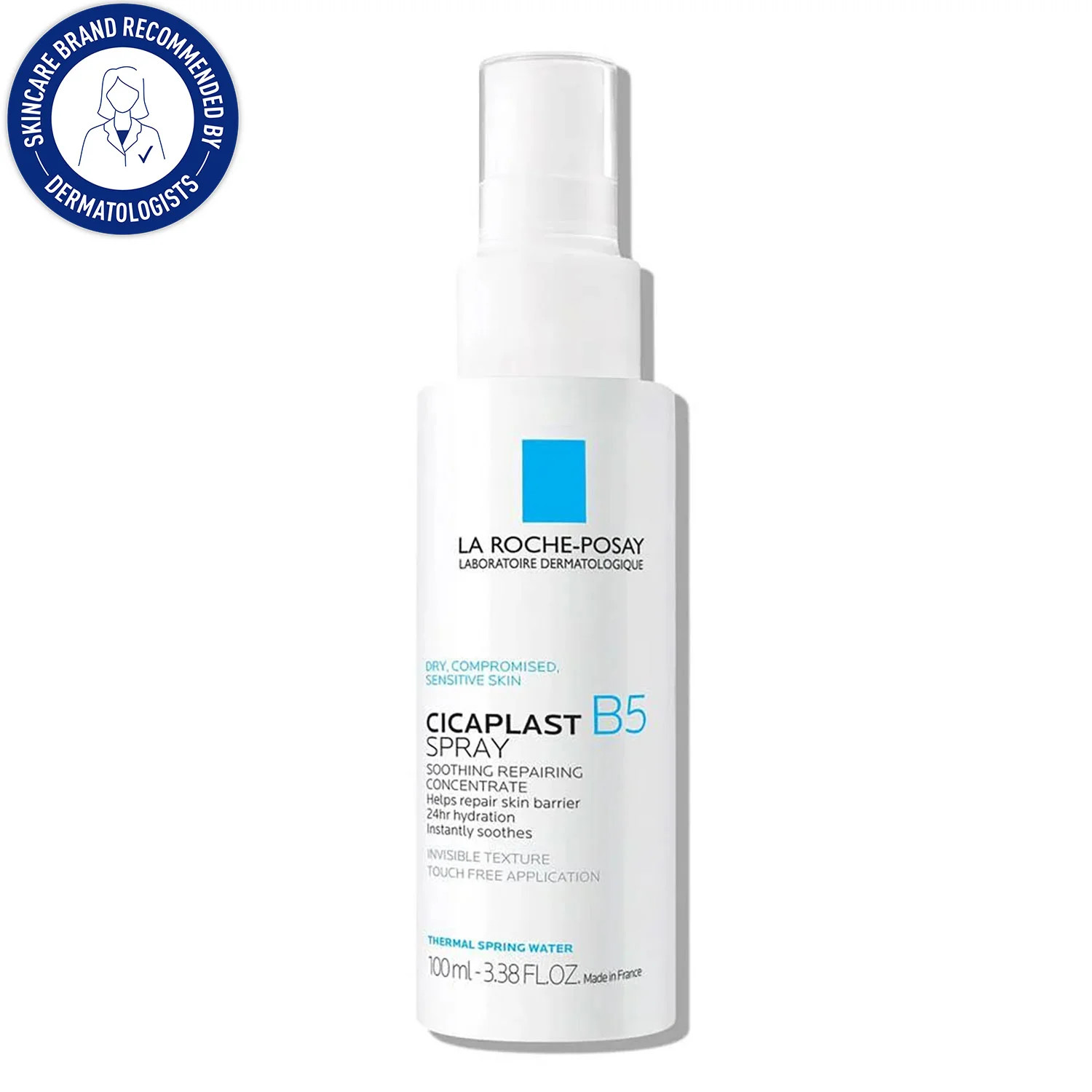 La Roche-Posay Cicaplast B5 Spray Soothing Repairing Concentrate, 3.38 fl oz | Walmart (US)