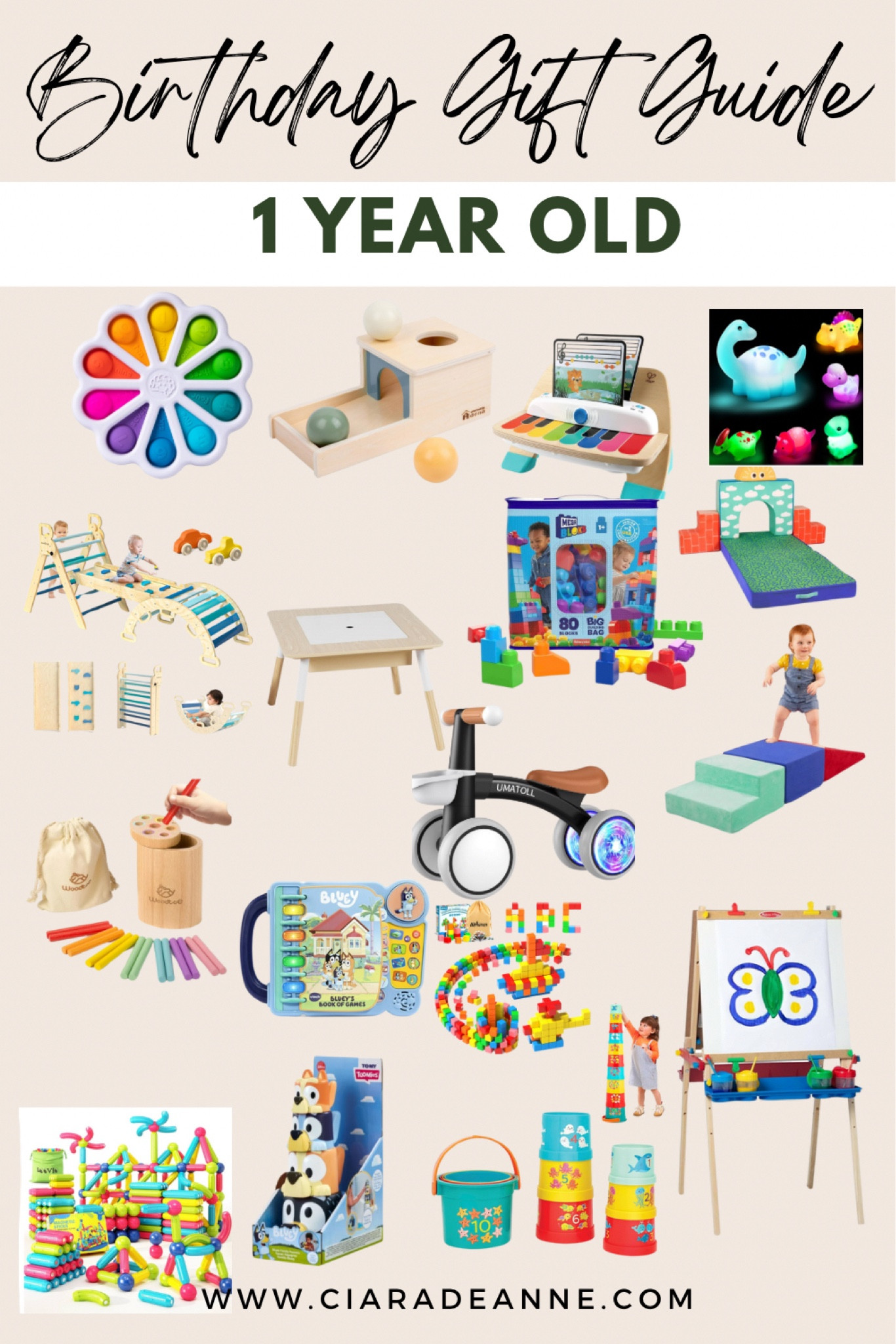 Perfect gifts for any 1 year old boy or girl! Birthday or Christmas, you can’t go wrong!

#LTKHoliday #LTKParties #LTKKids