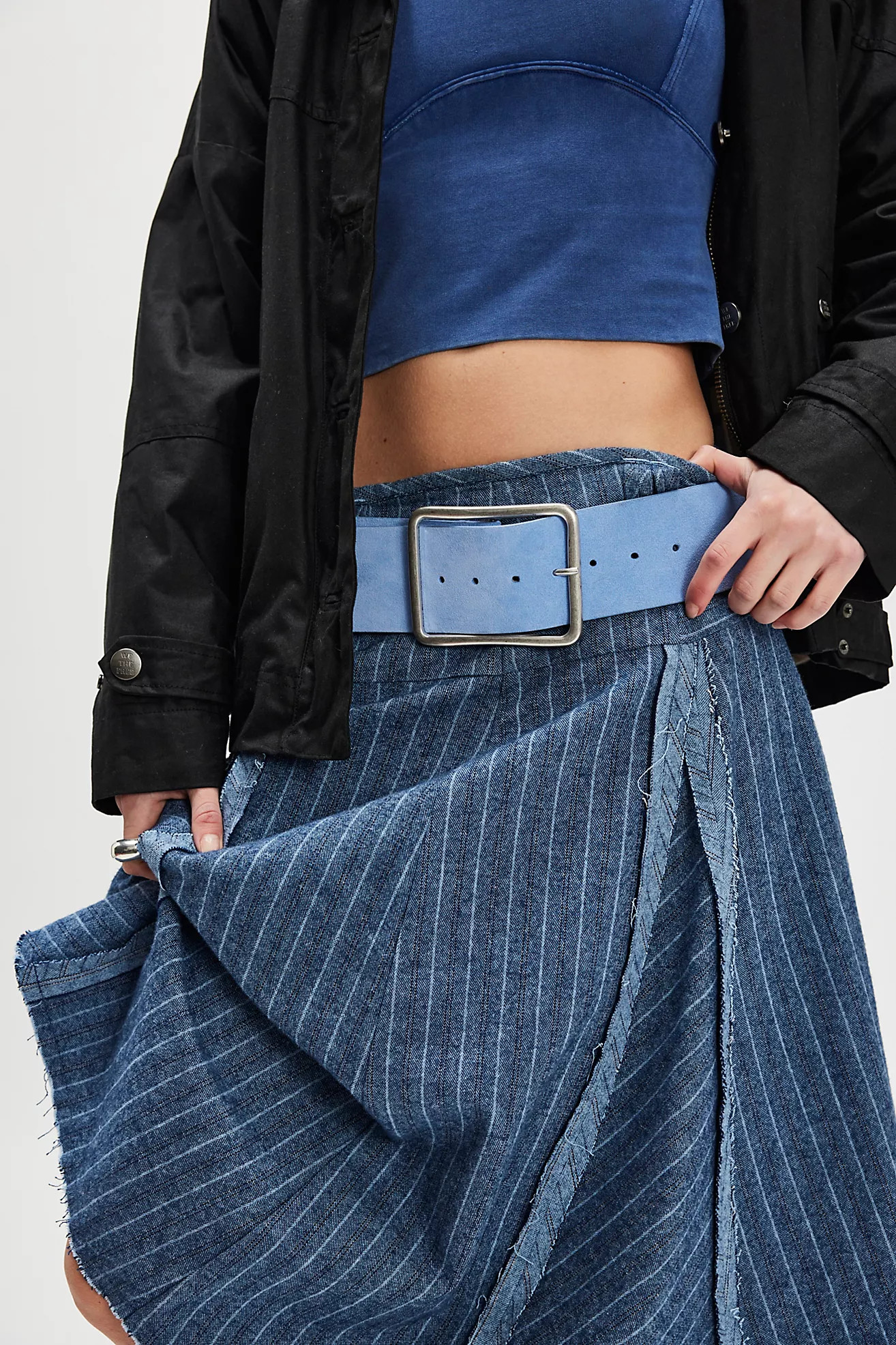 Suede Hex Hip Belt | Free People (Global - UK&FR Excluded)