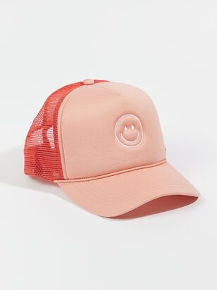 Smiley Solid Trucker Hat | Altar'd State