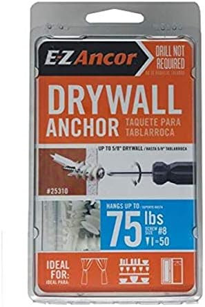ITW Brands 25310 50 pack 75lb Drywall Anchor | Amazon (US)