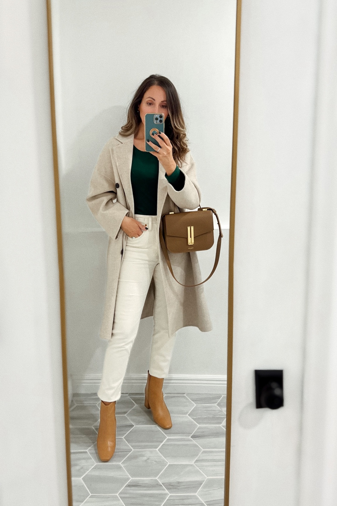 Oversized coat in xs. Bodysuit in small. Boots tts but size down if in between sizes. Jeans old Madewell, linking similar. 

#LTKshoecrush #LTKstyletip #LTKsalealert