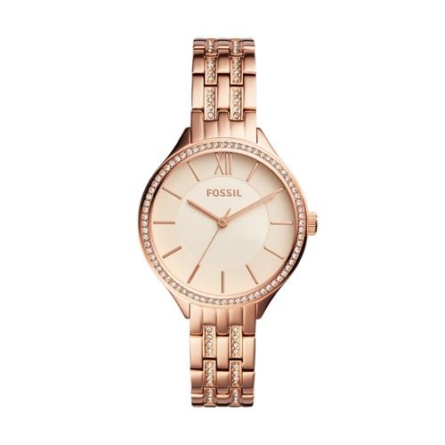 Fossil Suitor Three-Hand Rose Gold-Tone Stainless Steel Watch Bq3116 Pink | Fossil (US)