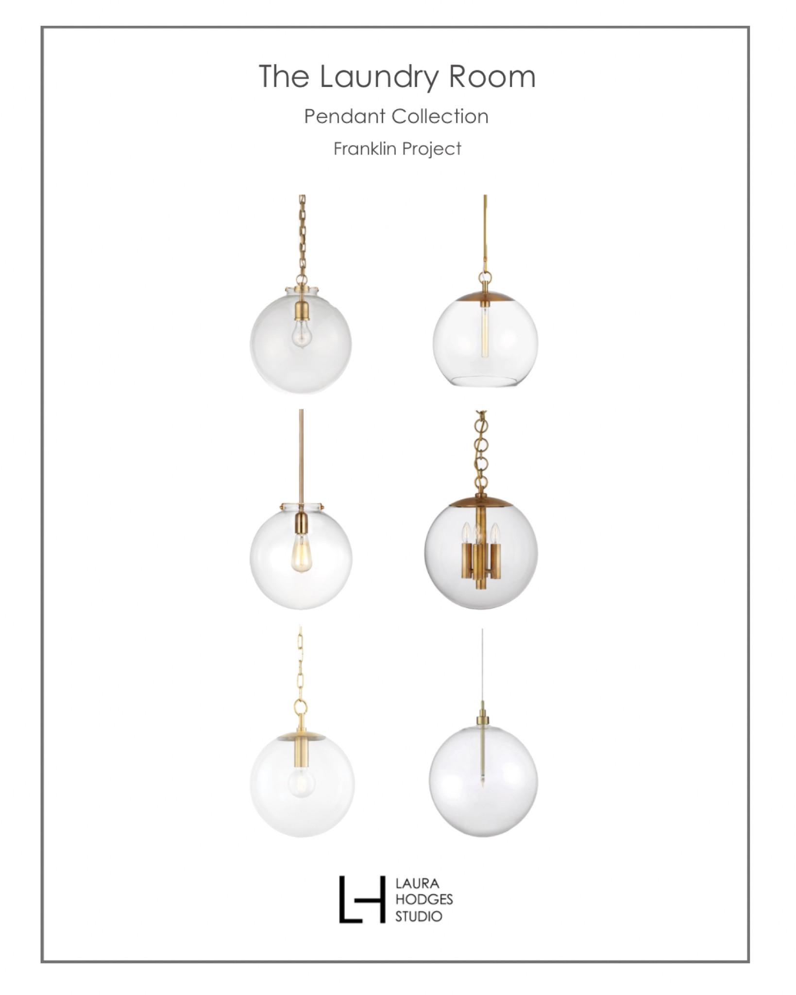 Pendants are lovely for so many spaces but these are perfect options to recreate our laundry room design from our Franklin Project. 🩶

#LTKhome #LTKstyletip