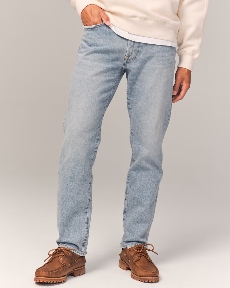Men's 90s Straight Jean | Men's Bottoms | Abercrombie.com | Abercrombie & Fitch (US)