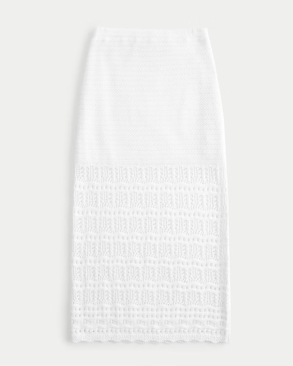 Crochet-Style Maxi Skirt | Hollister (US)