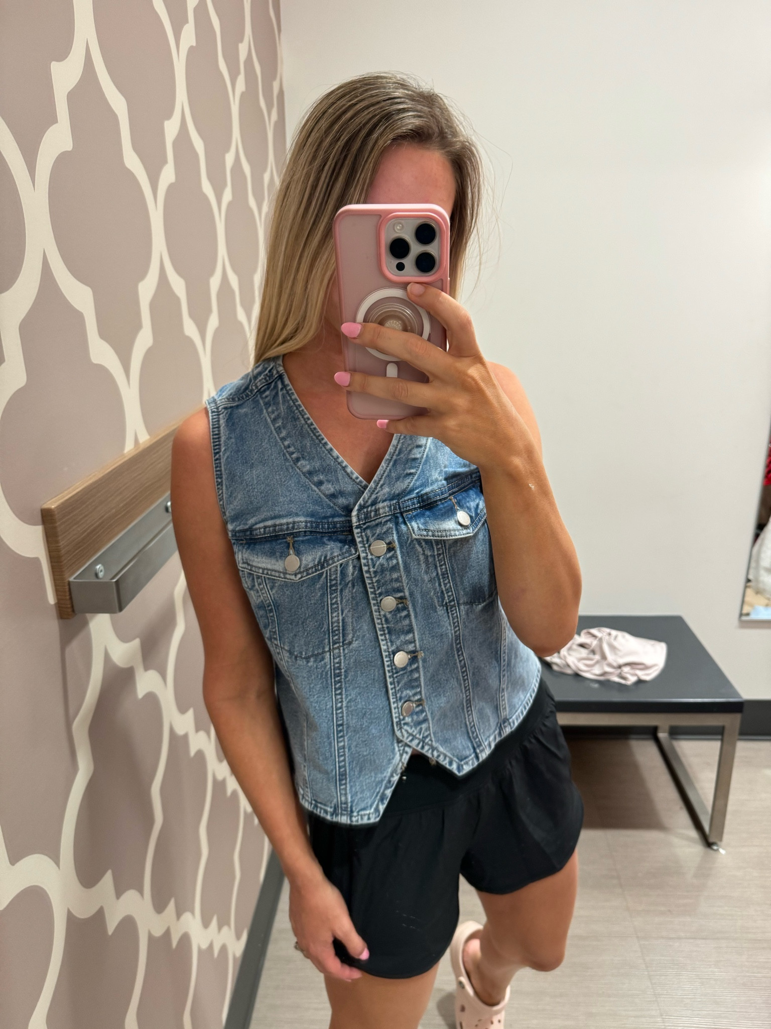 I am HERE for this Jean vest trend. Loving this target one so much! 

#LTKstyletip #LTKxTarget #LTKsalealert