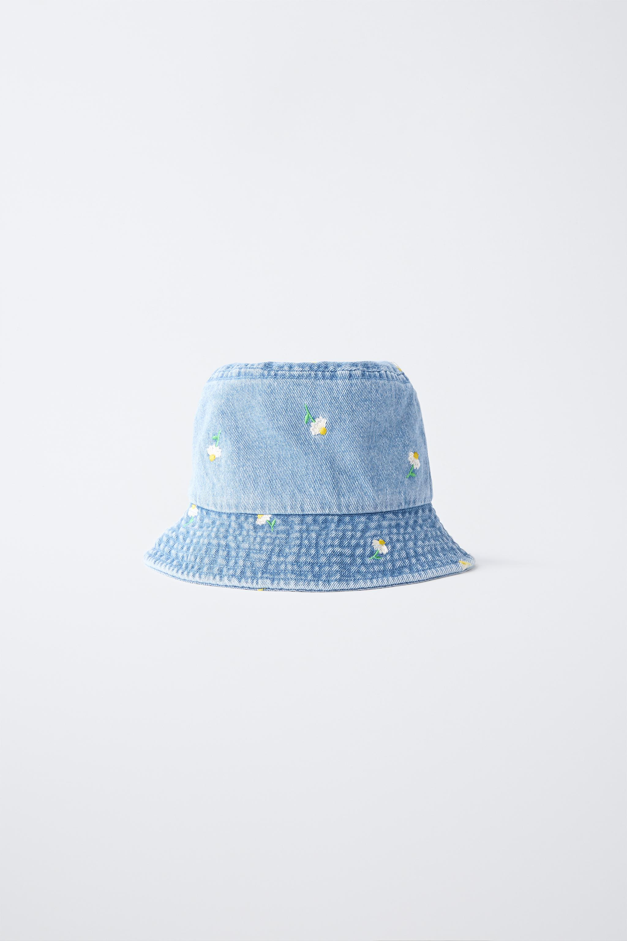 FLORAL DENIM BUCKET HAT | Zara US