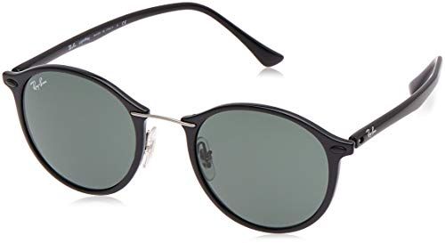 Ray-Ban RB4242 Round Sunglasses, Black/Green, 49 mm | Amazon (US)