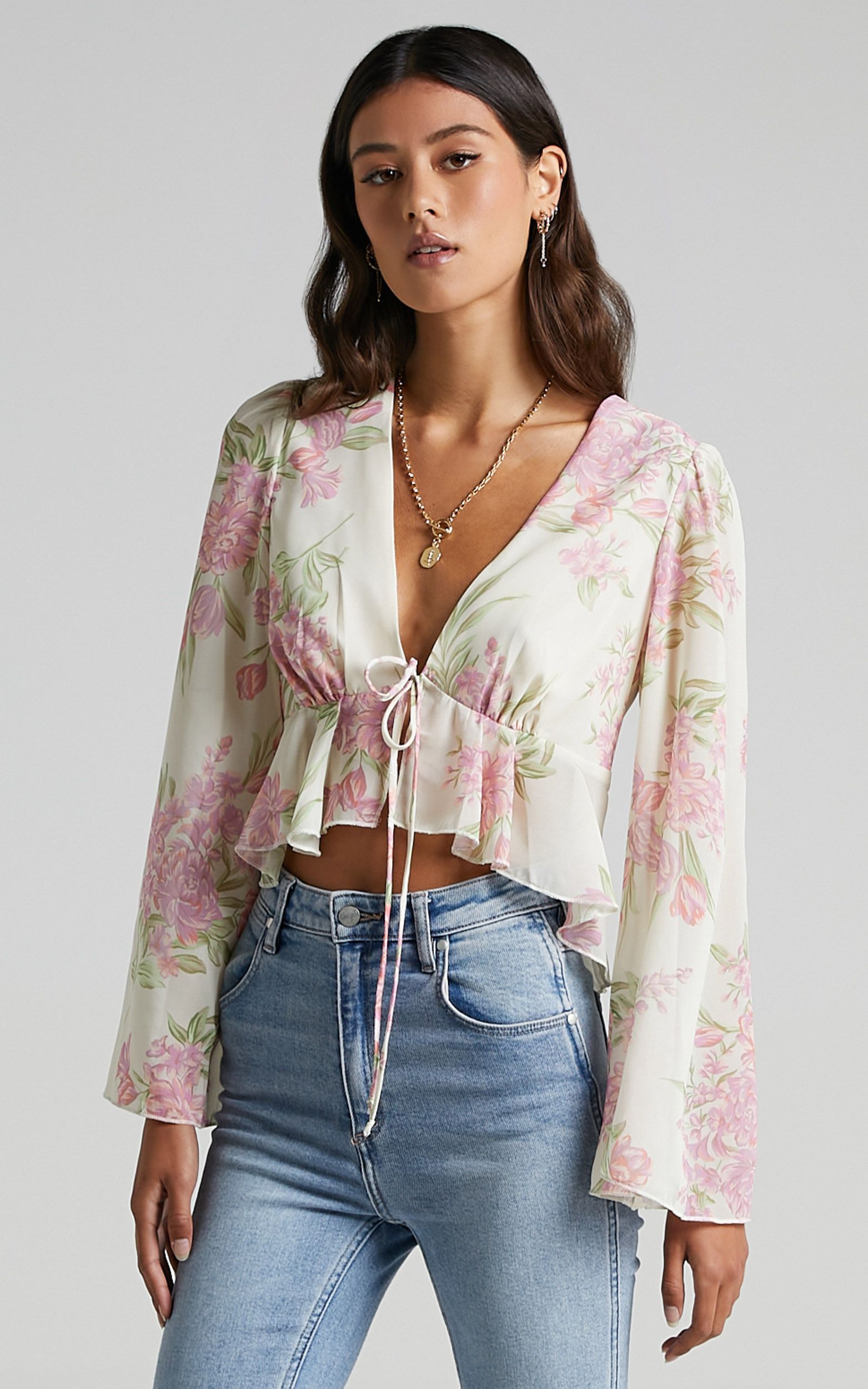 Dance It Out Top in Cream Floral | Showpo - deactived