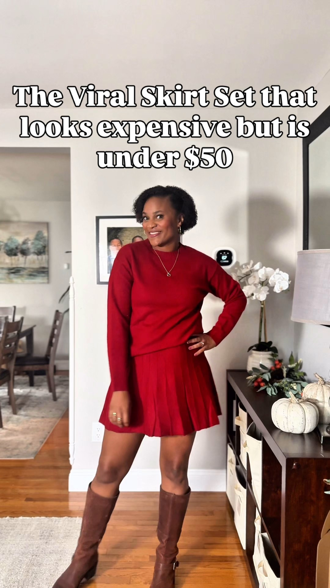 I can’t believe how comfortable this skirt and sweater set is and I get why it’s gone viral! I even kept all three colors. It is perfect for the holidays and all winter long!




Christmas outfits, women’s Christmas outfits, women’s gifts, skirt set, winter womens outfits, matching sets, high boots, midsize outfits 

#LTKMidsize #LTKHoliday #LTKGiftGuide