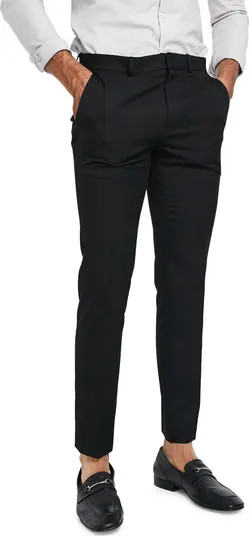 Skinny Fit Textured Dress Pants | Nordstrom