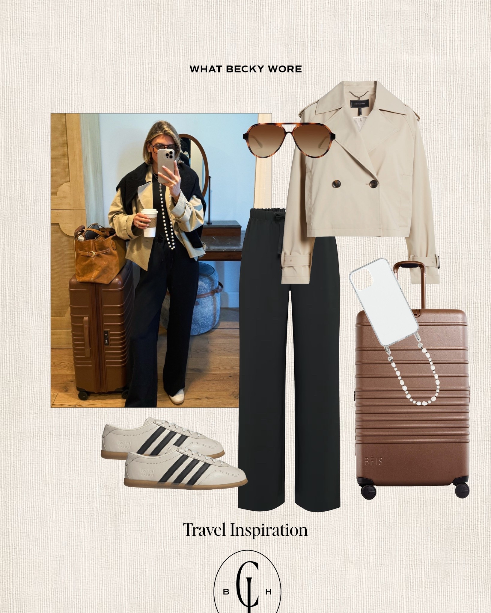 My no fail travel and airport outfit. I'm 5'7 wearing the regular length @Aritzia pants in a size small. They fit true to size. 

#LTKTravel #LTKootd