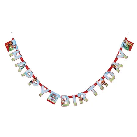 PAW Patrol Birthday Party Decoration Banner, 6.59 ft. - Walmart.com | Walmart (US)