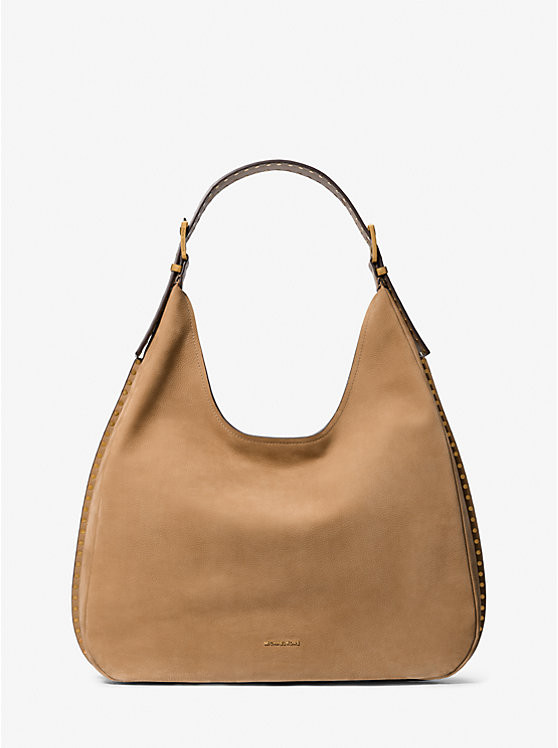 Nolita Large Nubuck Hobo Shoulder Bag | Michael Kors US