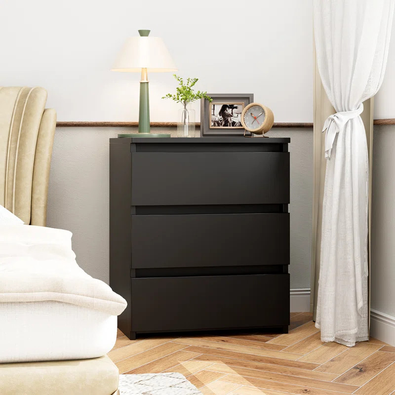 Wade Logan Arieyonna 3 - Drawer Nightstand in White & Reviews | Wayfair | Wayfair North America
