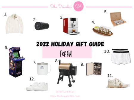 Holiday gift guide for him #giftguide #giftguideforhim