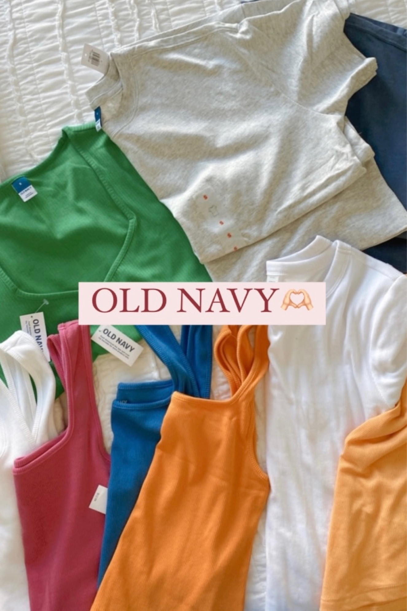 Old Navy had some really cute basics for spring and summer! 30% off right now!🙌🏻 

#LTKSeasonal #LTKunder50 #LTKSale