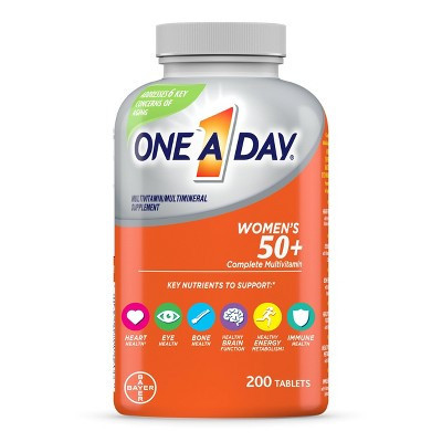One A Day Women's 50+ Multivitamin Tablets - 200ct | Target