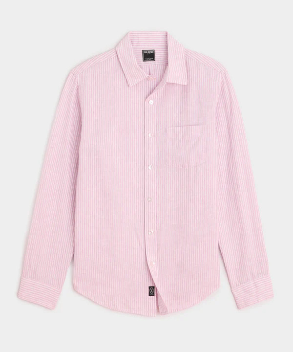 Sea Soft Irish Linen Point Collar Shirt | Todd Snyder