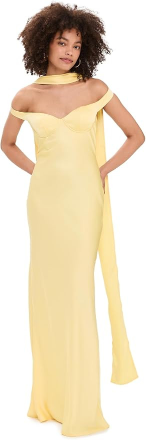 Runaway the Label Women's Raphaella Off Shoulder Maxi Dress | Amazon (US)