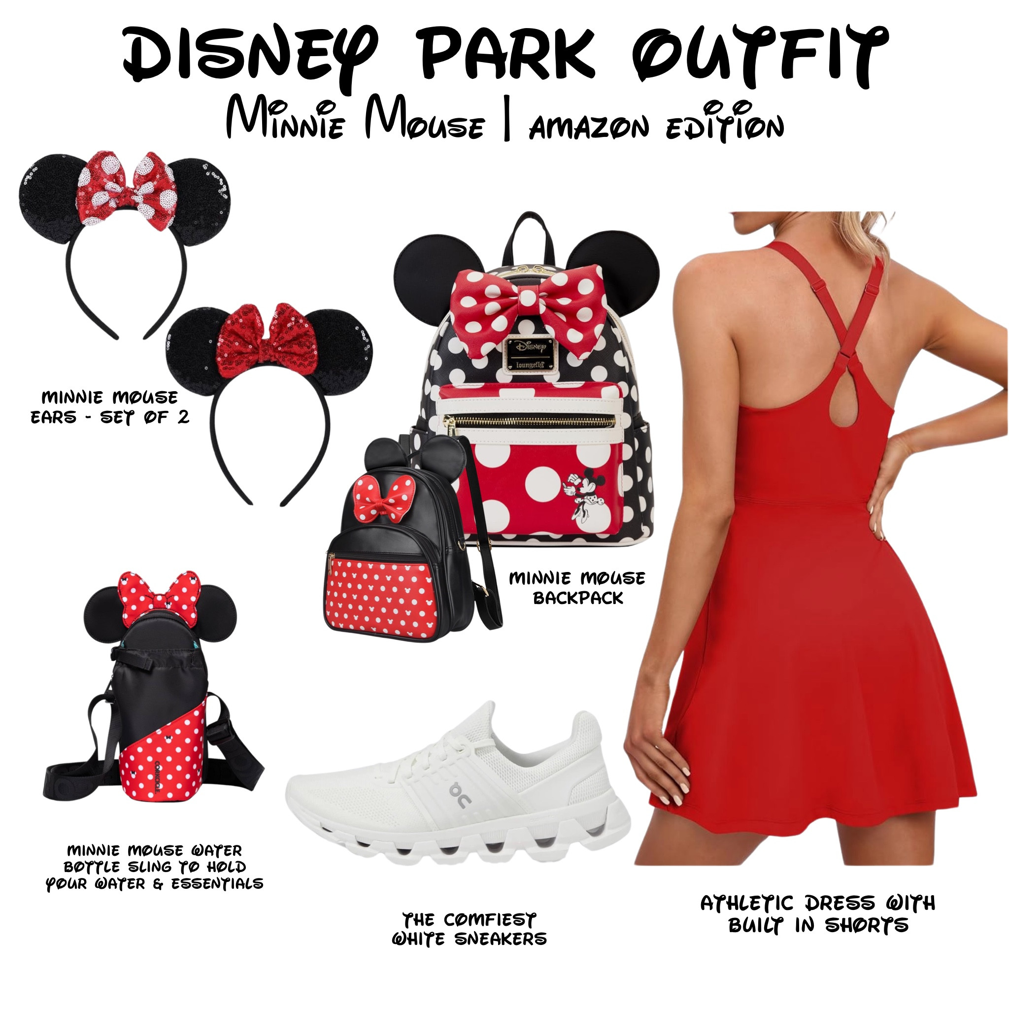 Just found the perfect outfit for a magical day at Disney parks! 🎀✨ This adorable Minnie Mouse-inspired look is both cute and comfy, making it ideal for exploring the parks in style. Everything is available on Amazon, offering great quality at affordable prices. Stay stylish and comfortable all day long with these fantastic finds! 🏰👗 #DisneyStyle #ParkReady #AmazonFashion #AmazonFind #AmazonFinds #Amazon #Disney #DisneyPark #DisneyParks #WDW #DisneyWorld #Disneyland

#LTKTravel #LTKActive #LTKFindsUnder50