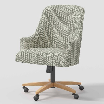 Santa Monica Office Chair Nocto Green Cream: Swivel Base, Adjustable Height - Threshold™ design... | Target