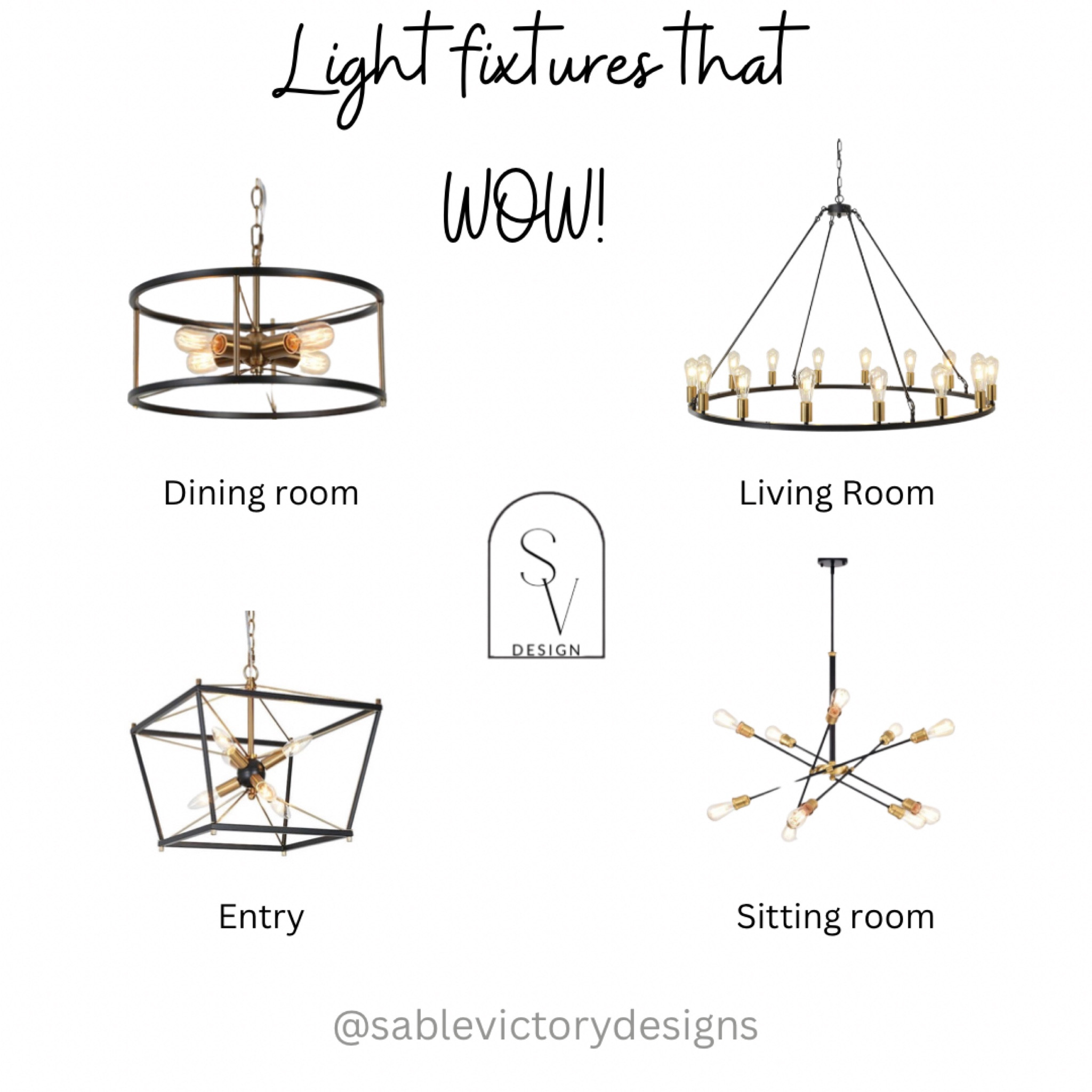 An easy way to make a statement is by updating your lights. Take down the builder grade fixtures and replace them with something that flows with your design style. 

#lightfixtures #upgradeyourhome #interiordesign #interiordecorating 

#LTKFind #LTKhome
