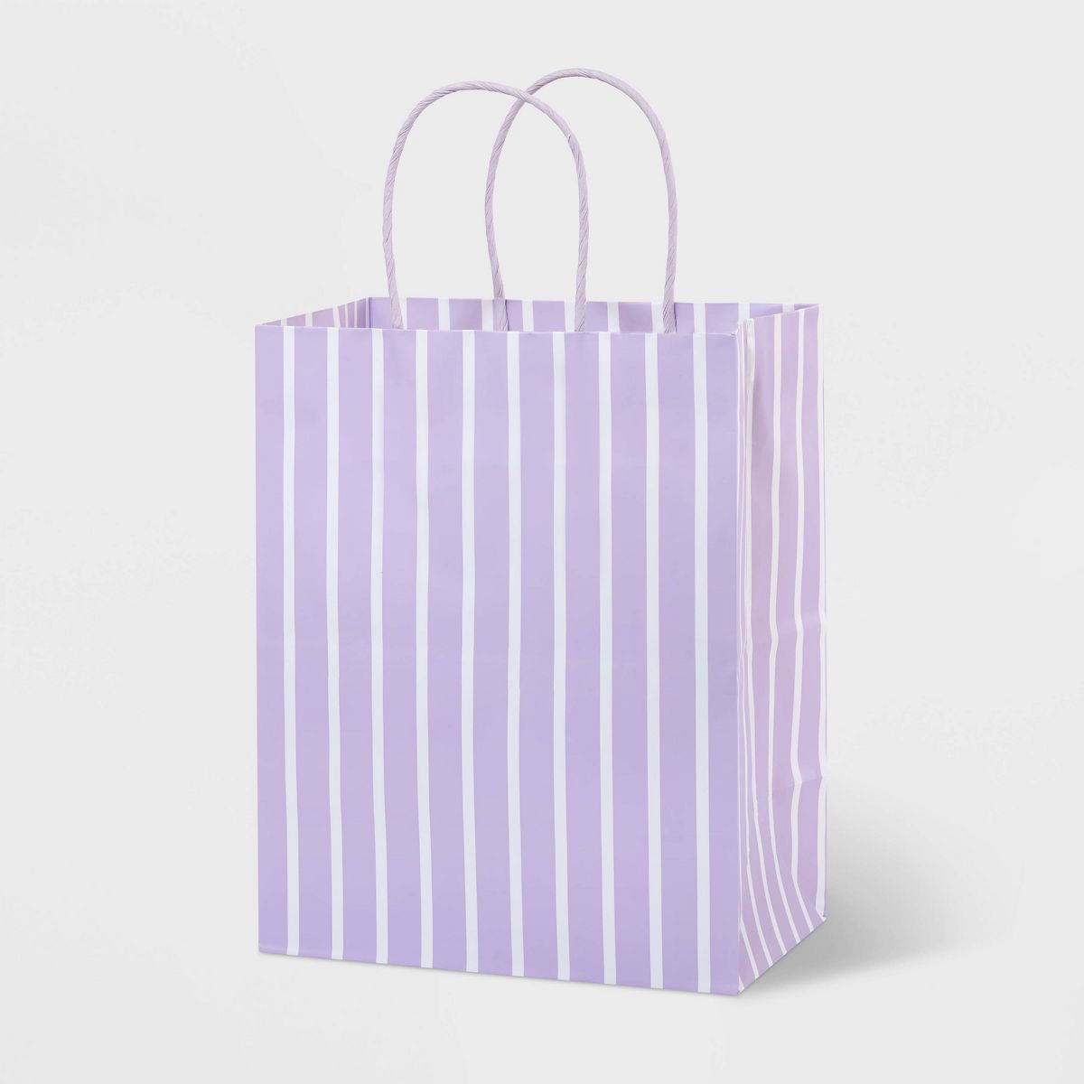 Small Striped Gift Bags Pastel Lavender - Spritz™: Easter Medium Size, Birthday Celebration, Al... | Target