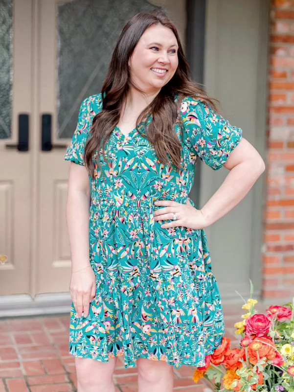 The Pioneer Woman Tiered Knit Dress, Women’s | Walmart (US)