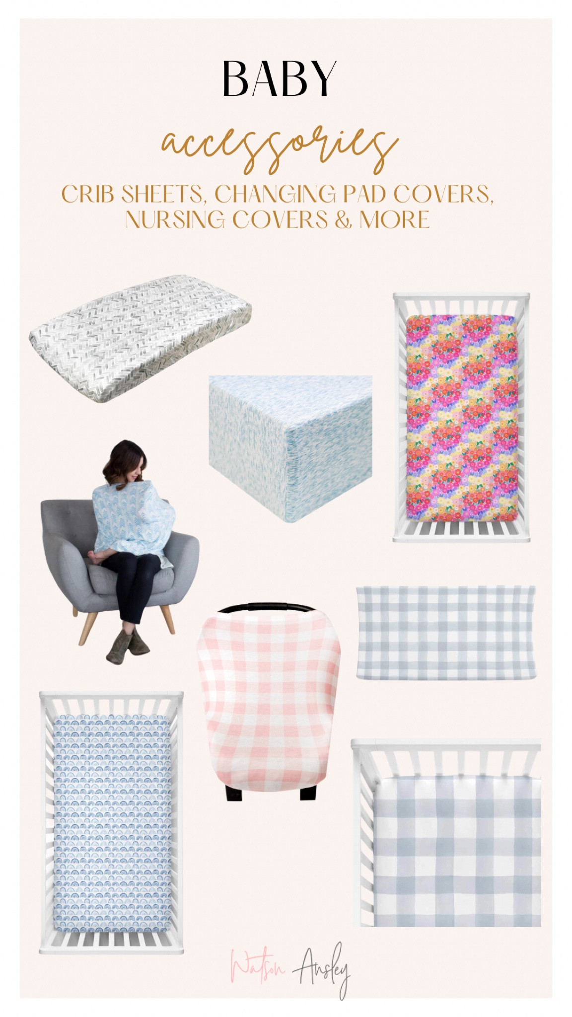 These have been some of our favorite go-to’s for baby accessories including crib sheets, changing pad covers, nursing covers and car seat covers! 

The material on all of these are buttery soft & stretchy and breathable! Come in the cutest patterns too!

Click below to shop!


#LTKBump #LTKHome #LTKBaby