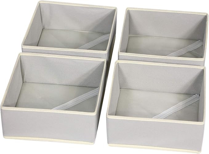 DIOMMELL Foldable Cloth Storage Box Closet Dresser Drawer Organizer Fabric Baskets Bins Container... | Amazon (US)