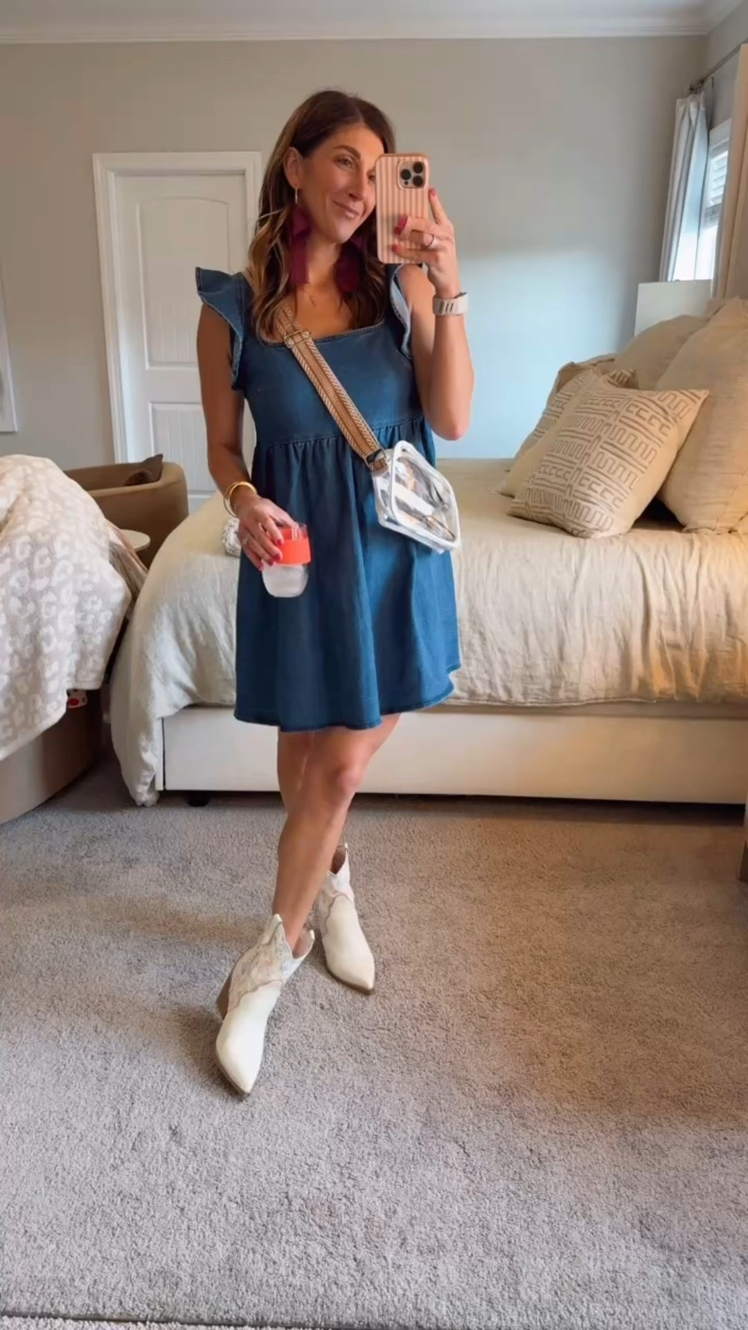 Shop my concert outfit here!

Dress is Dress Up. Size medium but runs big - could do a small too

Boots & bow earrings are Pink Lily

Clear crossbody purse is Amazon. Perfect for games and concerts. 

Accessories and frozen wine glass also linked. Loopy case is 10% off with code: Watsonansley10

Click the images to shop!

Dress | babydoll style | ruffles | crossbody purse | clear bag | wine glass | cup | boots | outfit | concert | earrings | loopy case | denim | bow earrings | bracelet | gold | date night | whoop band | mom style 



#LTKFindsUnder100 #LTKShoeCrush #LTKStyleTip