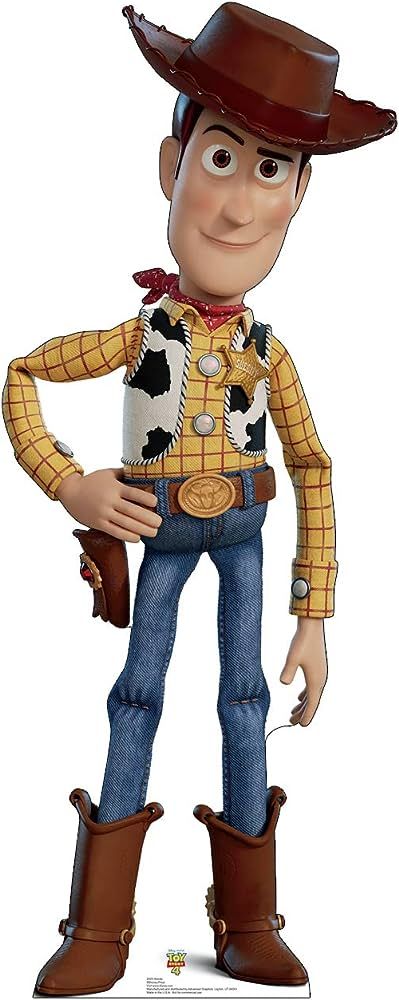 Cardboard People Woody Life Size Cardboard Cutout Standup - Disney Pixar Toy Story 4 (2019 Film) | Amazon (US)