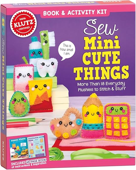KLUTZ Sew Mini Cute Things Craft Kit | Amazon (US)