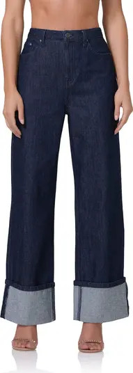 Kendall Wide Leg Cuff Jeans | Nordstrom