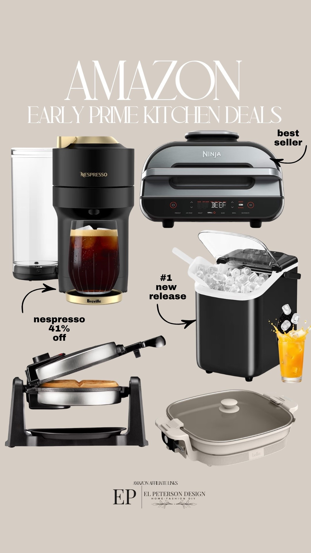 Amazon Early Prime Deals
Coffee maker
Pancake maker
Ice maker

#LTKHome #LTKSaleAlert