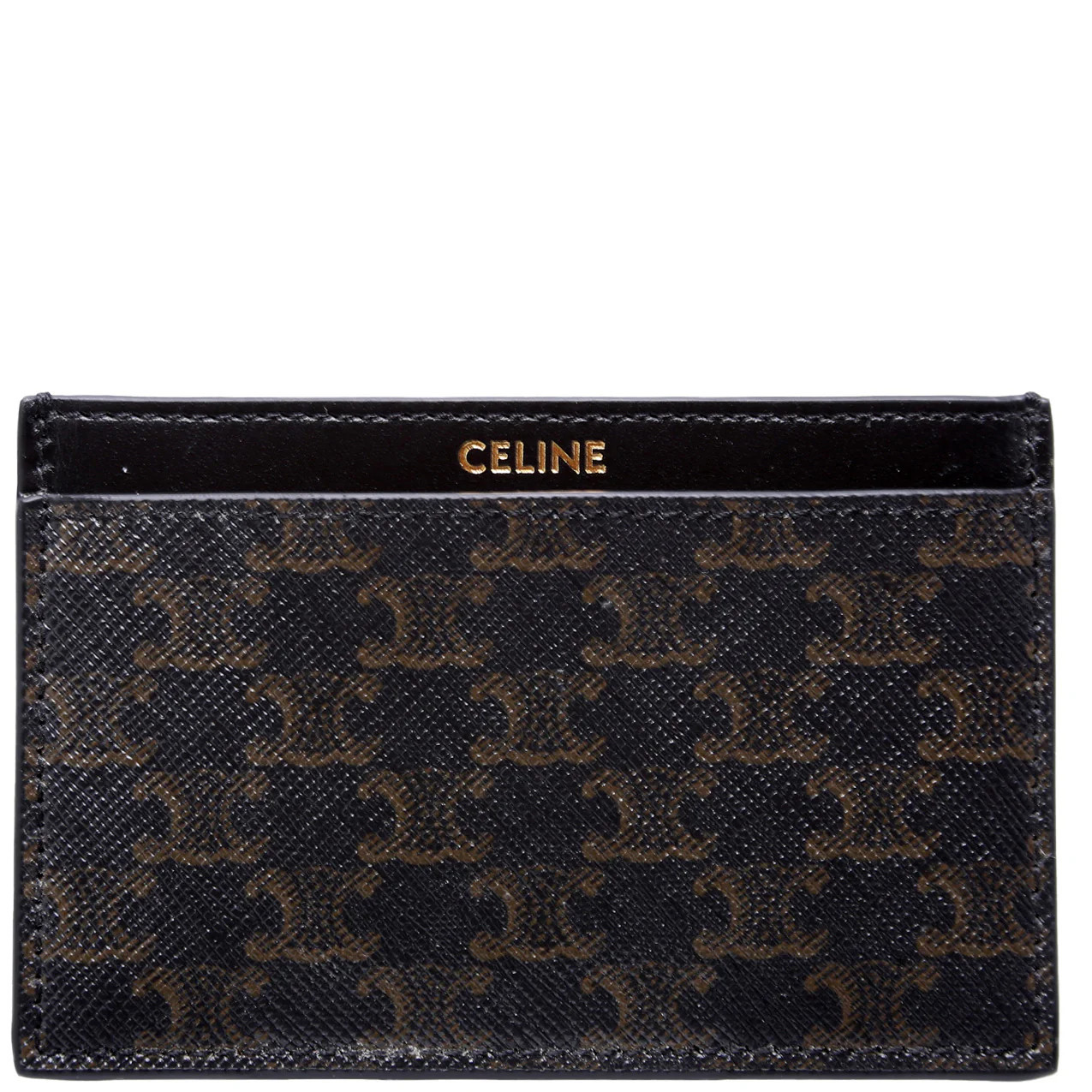 Triomphe Card Holder | Keeks Designer Handbags
