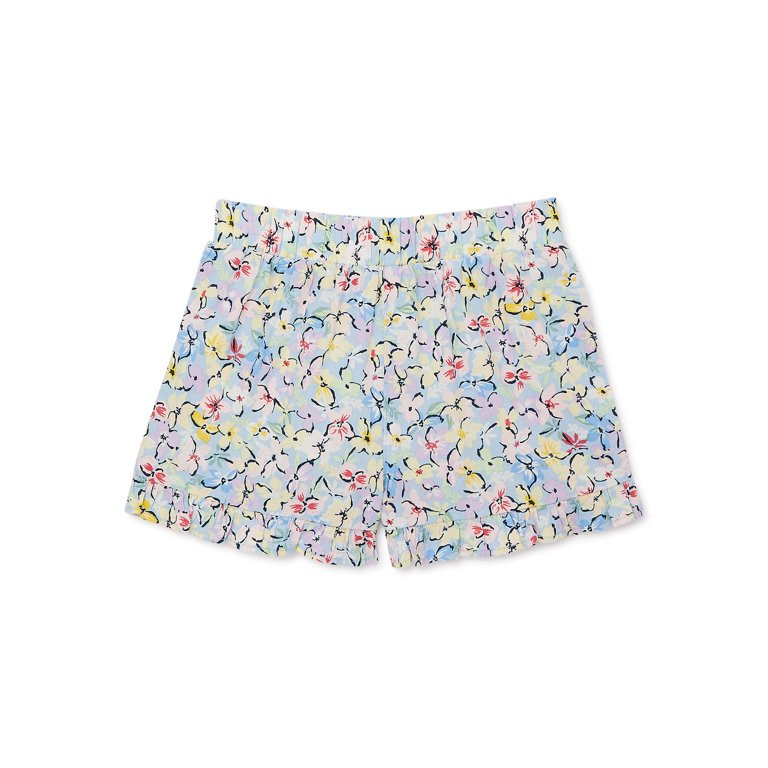 Garanimals Baby and Toddler Girl Ruffle Hem Shorts, Sizes 12M-5T | Walmart (US)
