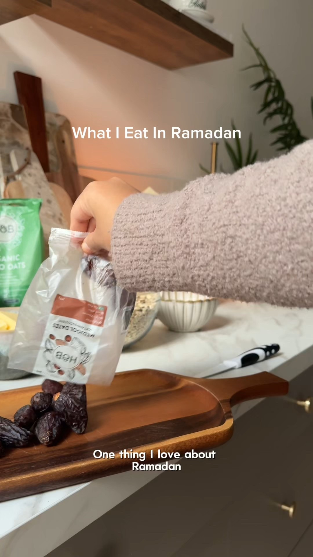 Ramadan Mubarak! ✨ I love exploring new and flavourful dishes during Ramadan. Today, I made Date Flapjacks and Sumac Chicken with Crispy Chickpea Fattoush - both perfect for iftar!

If you’re looking for essentials like Manuka honey, pomegranate molasses, coconut water, vitamins, electrolytes, and more, Holland & Barrett* has you covered this Ramadan!

Sumac Chicken & Fattoush
• Marinate 6 chicken thighs (or 4 breasts) with olive oil, lemon juice, sumac, allspice, cumin, mint, garlic powder, pomegranate molasses, salt & pepper.
• Bake at 220°C (425°F) for 45 minutes, broiling for crispy skin if needed.
• Serve with sliced red onion, peppers, fresh coriander & pomegranate seeds.

Fattoush Salad with Crispy Chickpeas
• Finely chop cucumbers, romaine lettuce, cherry tomatoes, mint leaves, peppers & spring onions.
• Whisk together olive oil, garlic paste, lemon juice, sumac, pomegranate molasses, dried mint, lemon pepper, salt & allspice for the dressing.
• For crispy chickpeas: Toss drained chickpeas with olive oil, salt, garlic powder, onion powder, paprika, cayenne & cumin. Air-fry at 200°C (390°F) for 12-15 minutes, shaking occasionally.
• Top salad with crispy chickpeas and air-fried pitta or tortilla pieces.

Date Flapjacks
• Chop 400g Medjool dates and mash with a little water into a paste.
• Melt 360g unsalted butter, stir in 120g light brown sugar, 6 tbsp golden syrup, 3 tbsp Manuka honey, date syrup & 1 tsp cinnamon.
• Add 660g oats and mix well.
• Layer: Press half the oat mixture into a baking dish, spread the date paste on top, then add the remaining oat mixture, pressing it down firmly. Sprinkle with mixed seeds.
• Bake at 170°C fan (375°F) for 25-35 minutes. Leave to cool, then chill in the fridge before slicing.

 What’s on your menu today? ✨

*My code AALIYA is live for the next two weeks online at H&B for 20% off. T&Cs apply.

#RamadanMubarak #HollandAndBarrett #Iftar #Suhoor #RamadanRecipes #Fattoush #DateFlapjacks

#LTKuk #LTKfamily #LTKhome