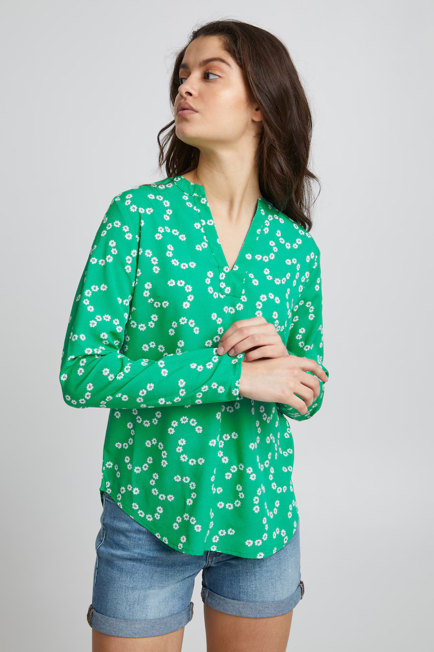 ICHI Blouse 'BRUCE' in Groen | ABOUT YOU NL