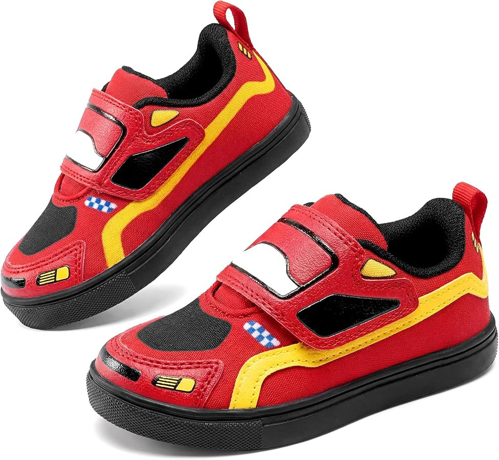 DREAM PAIRS Toddler Boys Sneakers Little Kids Shoes Fun Cartoon Cute Causal Walking Hook and Loop... | Amazon (US)