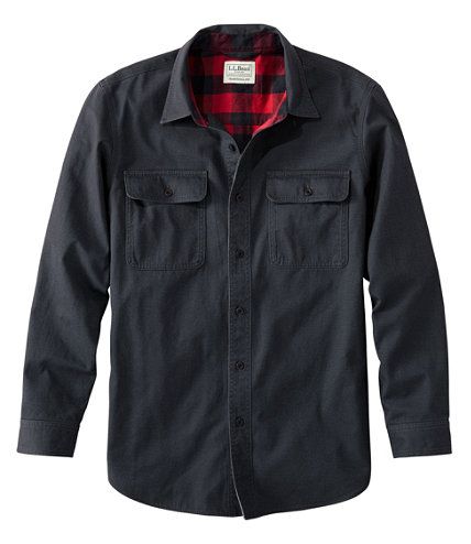 Men's Flannel-Lined Hurricane Shirt | L.L. Bean