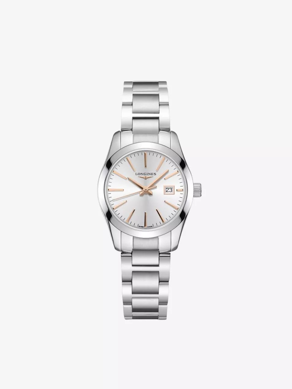 L23864726 Conquest stainless steel watch | Selfridges