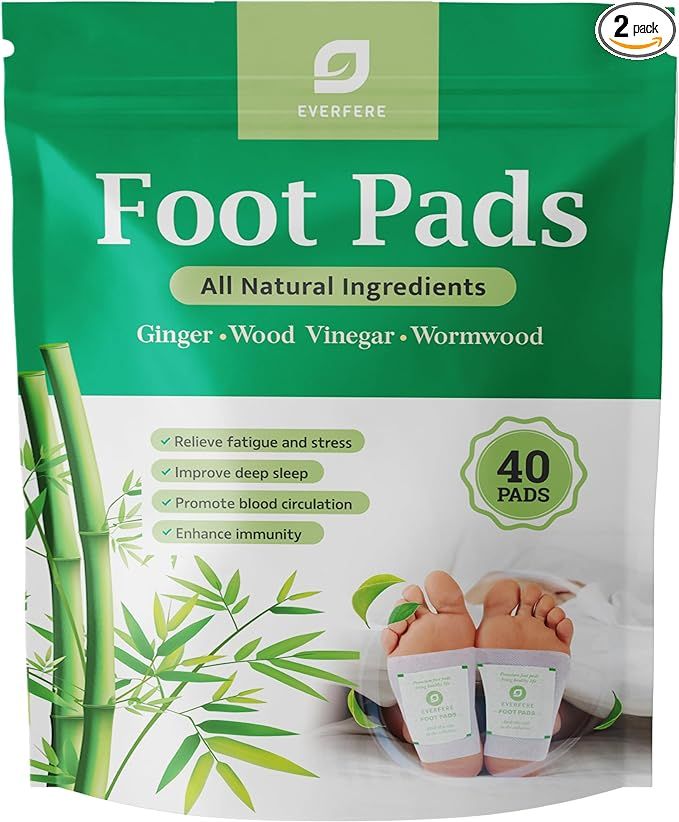 Foot Pads Ginger Patch for Cleansing: Foot Patch for Body Deep Cleansing- Foot Pads with Natural ... | Amazon (US)