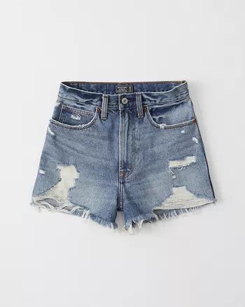 Ultra High Rise Denim Shorts | Abercrombie & Fitch US & UK