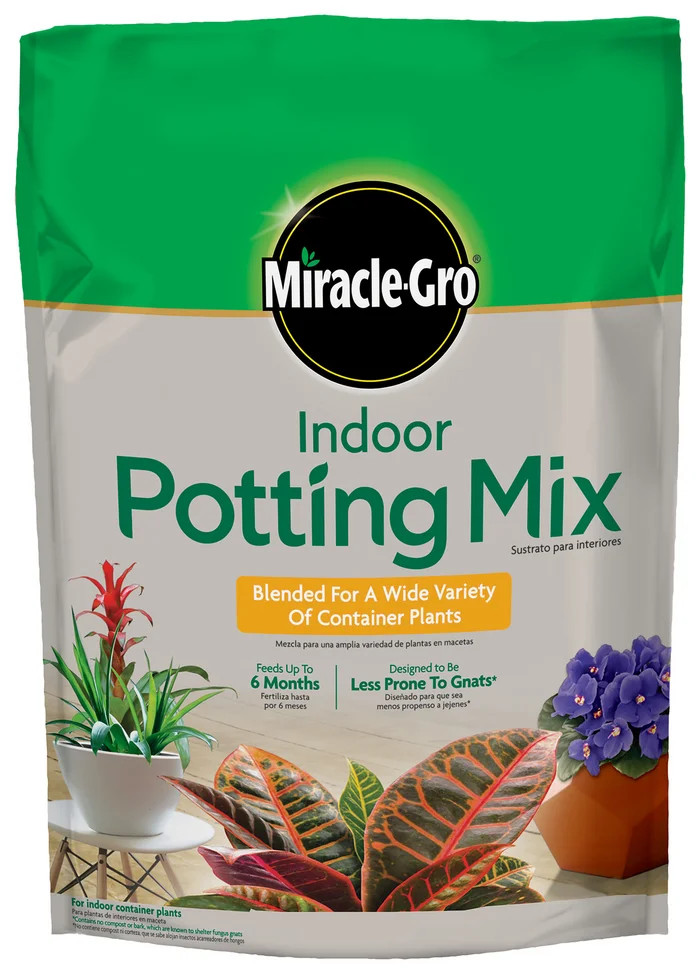 Miracle-Gro Indoor Potting Mix 6 qt. | Walmart (US)