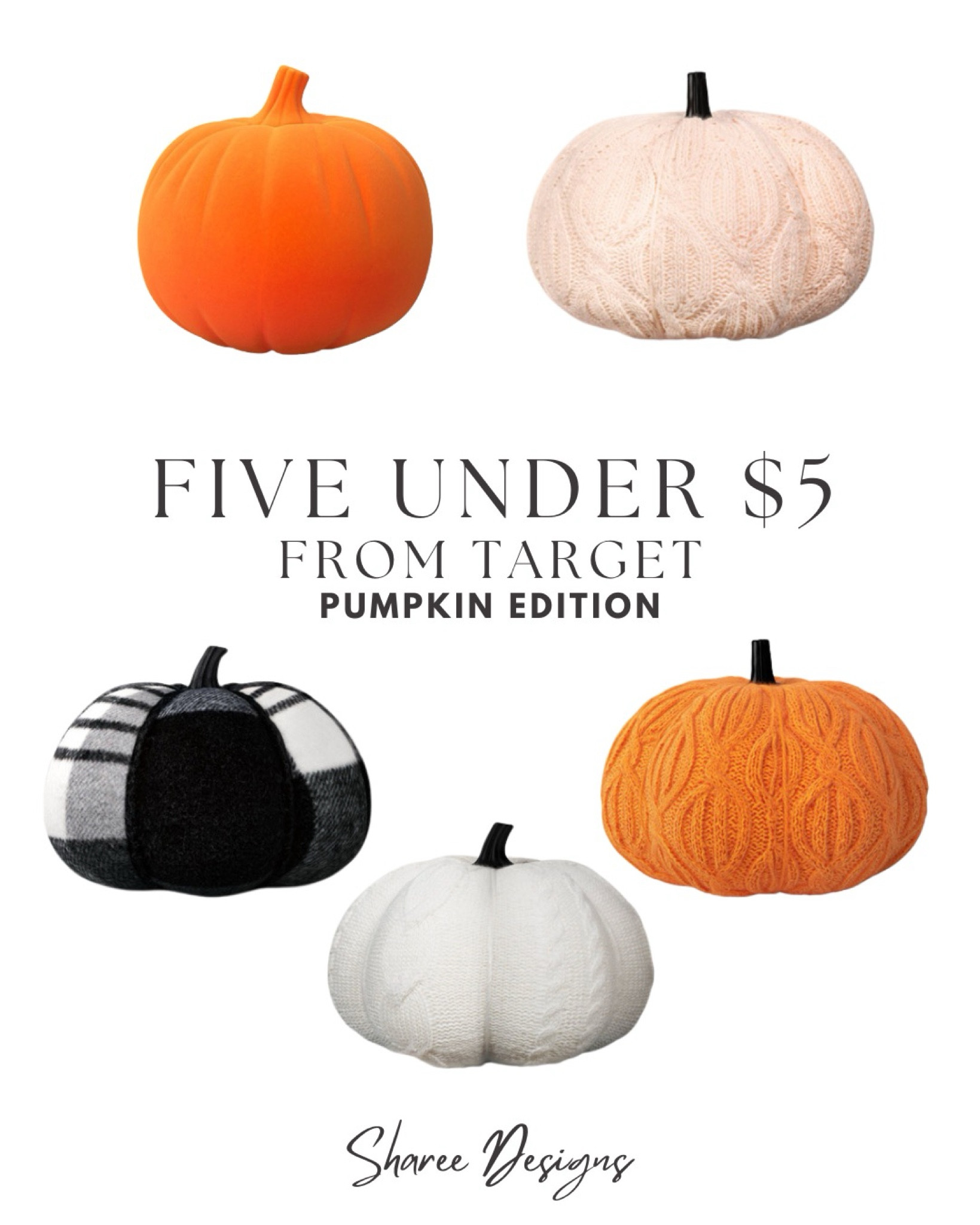 Friday five under five! Pumpkins from Target for Halloween all under $5!

#LTKHome #LTKStyleTip #LTKSeasonal
